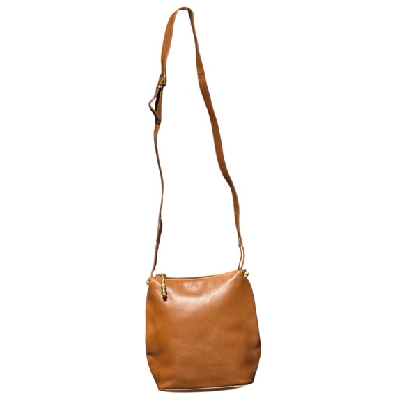 Gucci Vintage Marmont Bucket Leather handbag Shoulder Bag Tan - Picture 1 of 16
